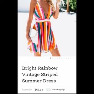 Beautiful & colorful minidress! 💗💐🌻🌹